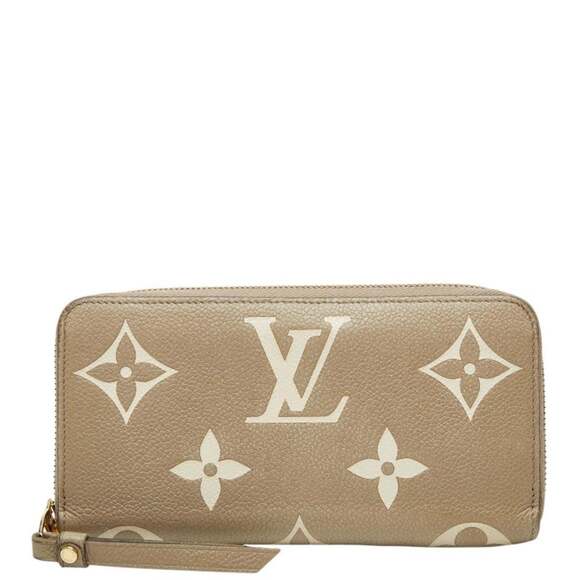 Louis Vuitton Monogram Empreinte Zippy Wallet Round Zip Long M69794 Tourterel...
